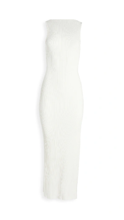 Bec & Bridge Noir Et Blanc Midi Dress In Ivory