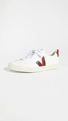 Veja Net Sustain Campo Leather Sneakers In Nocolor