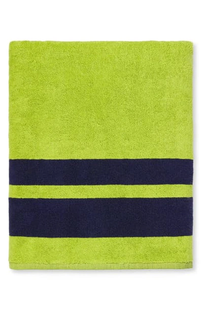 Sferra Mareta Stripe Beach Towel In Apple