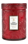 Voluspa Mini Goji & Tarocco Orange Glass Candle 5.5 oz/ 156 G 1-wick Candle In Goji Tarocco Orange