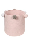 LORENA CANALS BUBBLY BASKET,BSK-BUBBLY-PINK