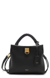 Mulberry Small Iris Leather Top Handle Bag In Black