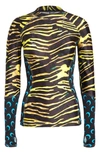 MARINE SERRE MULTI CUT AMPHIBIAN & MOON PRINT TOP,T047SS20W PA