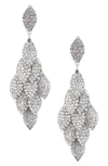 NINA LAYERED LEAF DROP EARRINGS,E-ADELIA