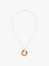 ALIGHIERI GOLD-PLATED THE JAJA PEARL NECKLACE,FJ130915095445