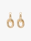 RABANNE GOLD TONE CHAIN LINK EARRINGS,20PBB0024MET07714835418