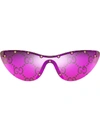 Gucci Cat-eye Mask Sunglasses In Pink