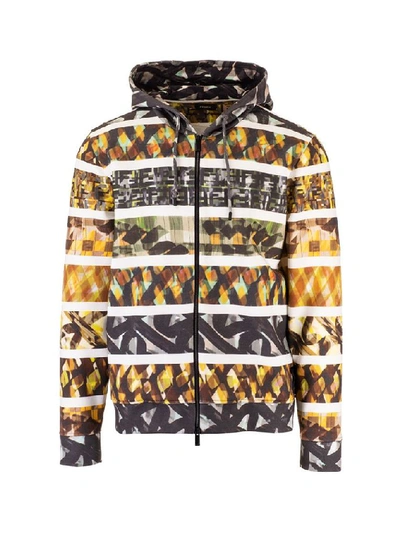 Fendi Men's Multicolor Cotton Outerwear Jacket