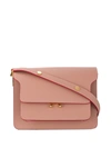 MARNI MARNI WOMEN'S PINK LEATHER SHOULDER BAG,SBMPN09U11LV520Z303C UNI