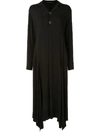 YOHJI YAMAMOTO ASYMMETRICAL SHIRT DRESS