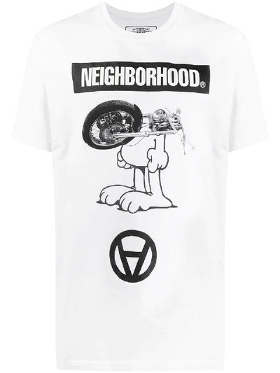 Neighborhood Artist Proof Print T-shirt In White