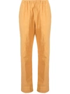 Forte Forte My Pants High-rise Straight-leg Trousers In Yellow