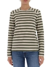 GANNI GANNI STRIPED LONG SLEEVE TOP