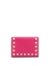 Valentino Garavani Rockstud Wallet In Pink