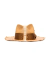 NICK FOUQUET RAYON CONTRAST-BAND HAT