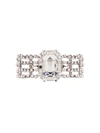 Alessandra Rich Crystal-embellished Choker Necklace In Silver