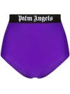 PALM ANGELS CLASSIC PANTIES HIGH-WAISTED BIKINI BOTTOMS
