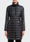 MONCLER SABLE CHANNEL-QUILT PUFFER COAT,PROD152170163