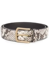 ANDERSON'S SNAKESKIN PRINT BELT