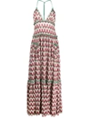 MISSONI ABSTRACT KNITTED MAXI DRESS