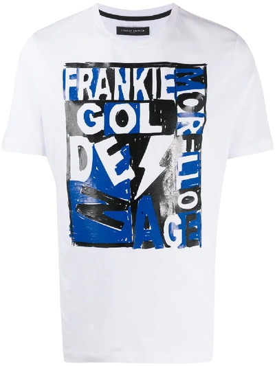 Frankie Morello Graphic Print T-shirt In White
