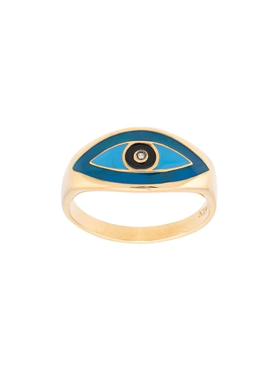 NIALAYA JEWELRY EVIL EYE RING