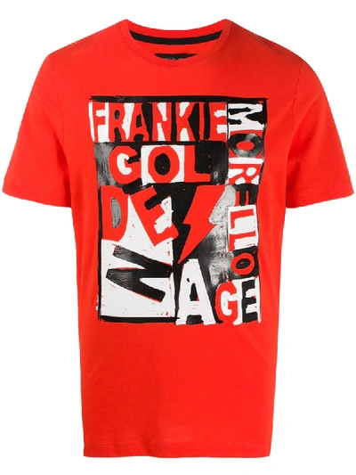 Frankie Morello Graphic Print T-shirt In Red