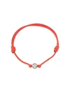 Nialaya Jewelry Two Tone Rope Bracelet In Red