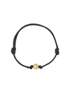 Nialaya Jewelry Two Tone Rope Bracelet In Black