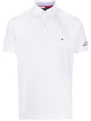 TOMMY HILFIGER FLAG EMBROIDERED POLO SHIRT