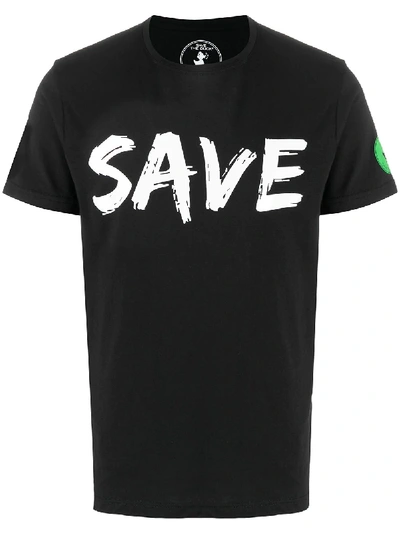 Save The Duck Jesyx Printed T-shirt In Black