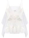 MM6 MAISON MARGIELA LACE-TRIM CAMISOLE