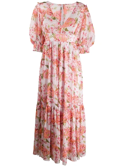 Bytimo Floral Maxi Dress In Pink