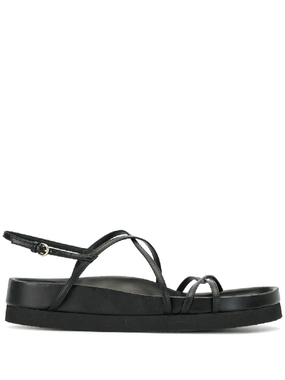 Co Thin Strap Sandals In Black