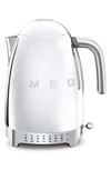 Smeg '50s Retro Style Variable Temperature Electric Kettle In Chrome