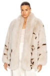 SAINT LAURENT FUR COAT,SLAU-WO148