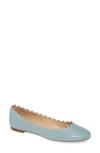 Chloé Chloe Blue Lauren Ballerina Flats