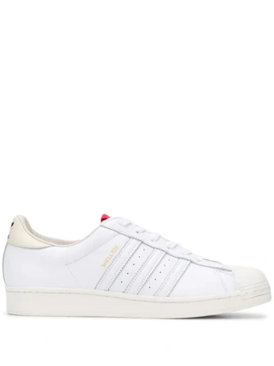 Adidas By 424 Superstar Trainers In Neutrals