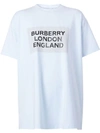 BURBERRY LOGO印花超大款T恤