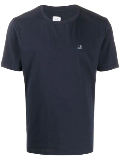 C.p. Company Logo-print Cotton-jersey T-shirt In Blue