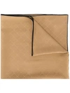 Gucci Gg Monogram Scarf In Neutrals