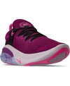 Nike Women's Joyride Run Flyknit Running Sneakers From Finish Line In Raspberry, Black
