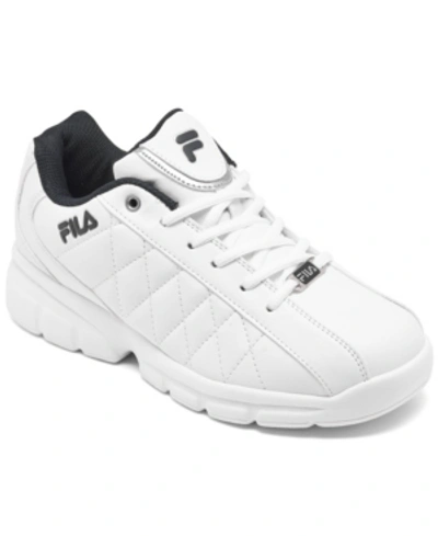 Fila Men's Fulcrum 3 Casual Sneakers From Finish Line In White/white