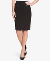 Tommy Hilfiger Pyrn Side-tab Skirt In Black