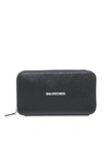 BALENCIAGA BALENCIAGA LOGO ZIP AROUND WALLET