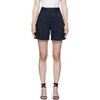 TIBI TIBI NAVY HARRISON CHINO SHORTS