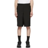 BURBERRY BURBERRY BLACK CUT-OUT BOY FIT SHORTS