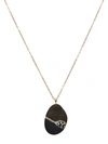CVC STONES MEETING 18K GOLD AND STONE NECKLACE,MEETING