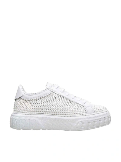 Casadei Off Road Twiga Sneakers In White