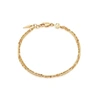 MISSOMA ISA TWISTED CHAIN BRACELET 18CT GOLD PLATED VERMEIL,CR G B8 NS DL